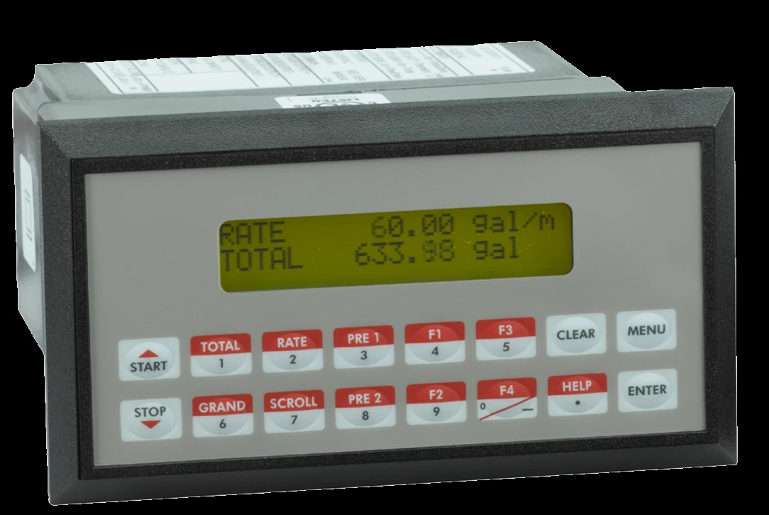 Cox FC30 compact single-channel panel-mount flow computer (Badger Meter)