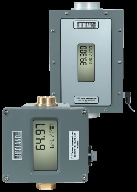 Hedland MR flow transmitter display